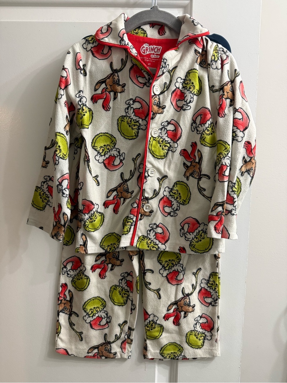 Grinch Cream Holiday Kids Pajama Set by The Grinch